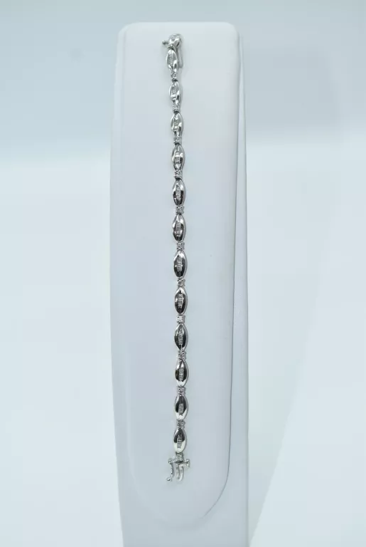 PIĘKNA ZŁOTA BRANSOLETKA [585] 9,88G 17CM 1,00CT