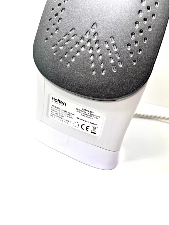 ŻELAZKO PAROWE HOFFEN 2000W HO-00051 / PUDEŁKO