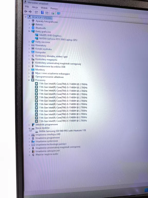 LAPTOP HP OMEN 17-CK0720NW, KOMPLET