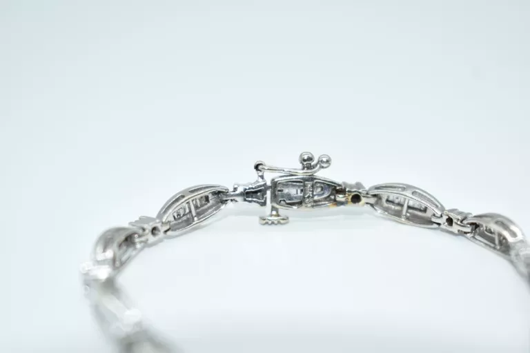 PIĘKNA ZŁOTA BRANSOLETKA [585] 9,88G 17CM 1,00CT