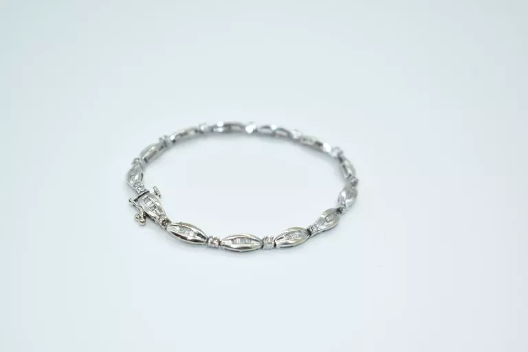 PIĘKNA ZŁOTA BRANSOLETKA [585] 9,88G 17CM 1,00CT