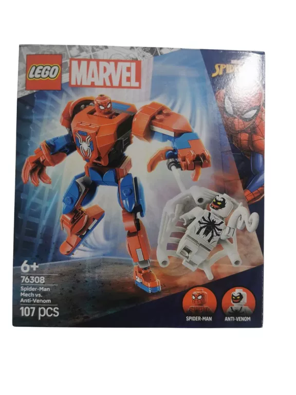 LEGO MARVEL 76308 MECH SPIDER MAN VS ANTI VENOM