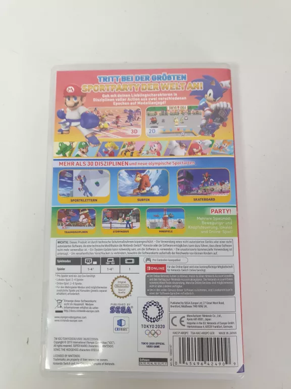 GRA NA NINTENDO SWITCH - MARIO & SONIC AT THE OLYMPIC GAMES TOKYO 2020