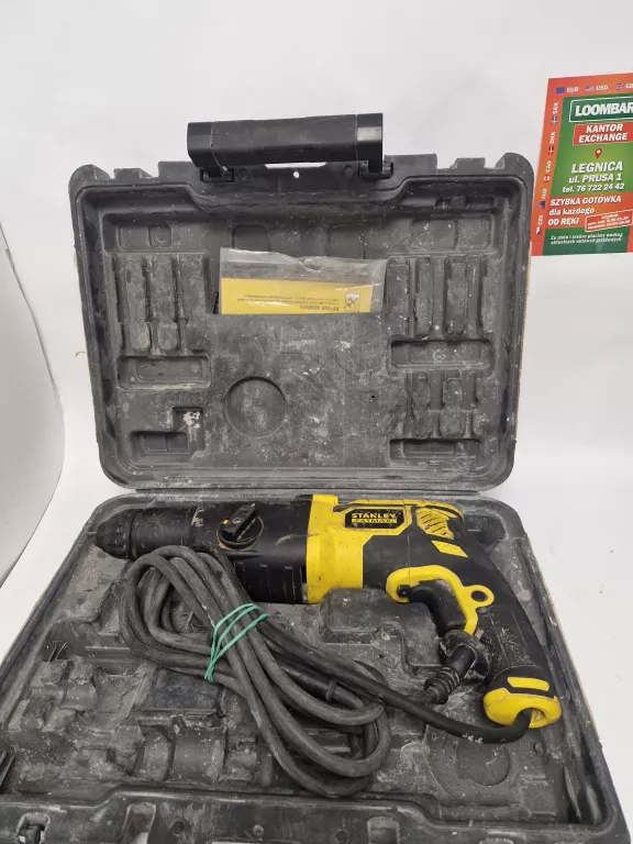 MŁOTOWIERTARKA STANLEY FME500 WALIZKA