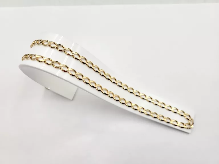 ZŁOTY ŁAŃCUSZEK PANCERKA 585 18,50G 58CM