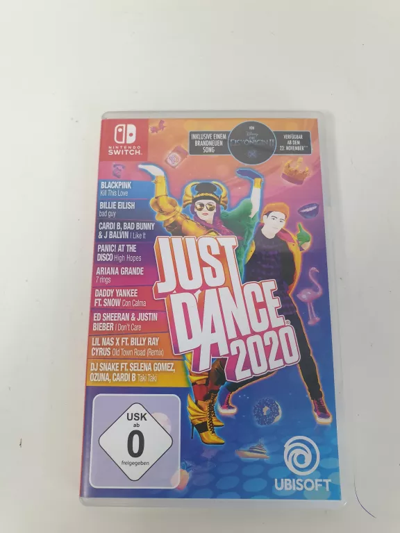 GRA NA NINTENDO SWITCH - JUST DANCE 2020 / MUZYCZNE / TANECZNE / RYTMICZNE
