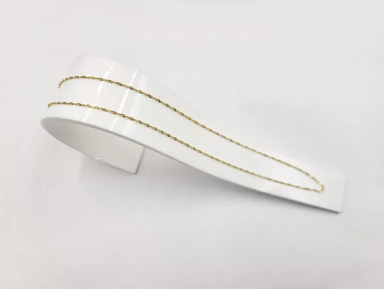 ZŁOTY ŁAŃCUSZEK SINGAPUR 333 0,80G 40CM
