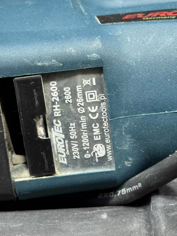 MŁOTOWIERTARKA EUROTEC SDS PLUS 2600