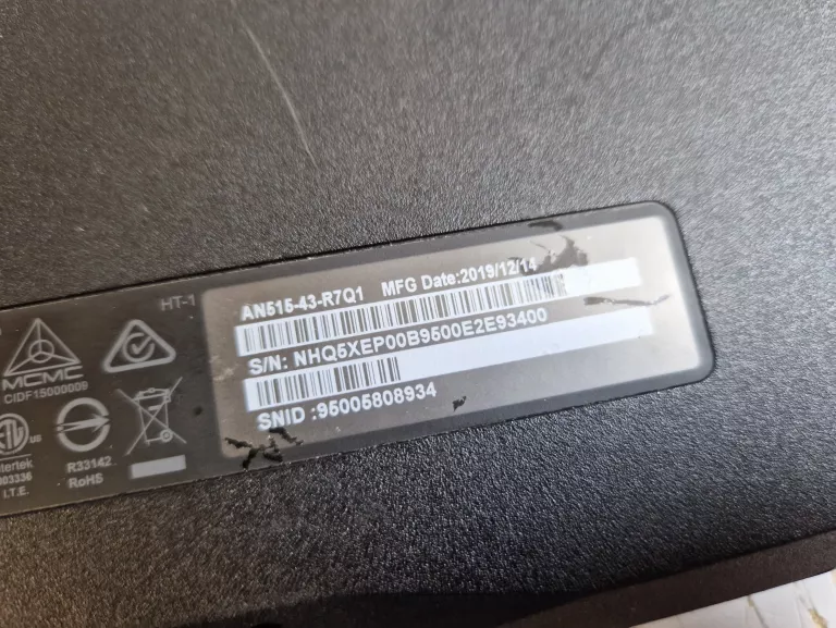 ACER NITRO 5 | RYZEN 5 | RX560 | 16GB | 512GB | ***BEZ ZASILACZA***