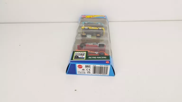SAMOCHODY HOT WHEELS RETRO RACERS HTV50 5-PAK