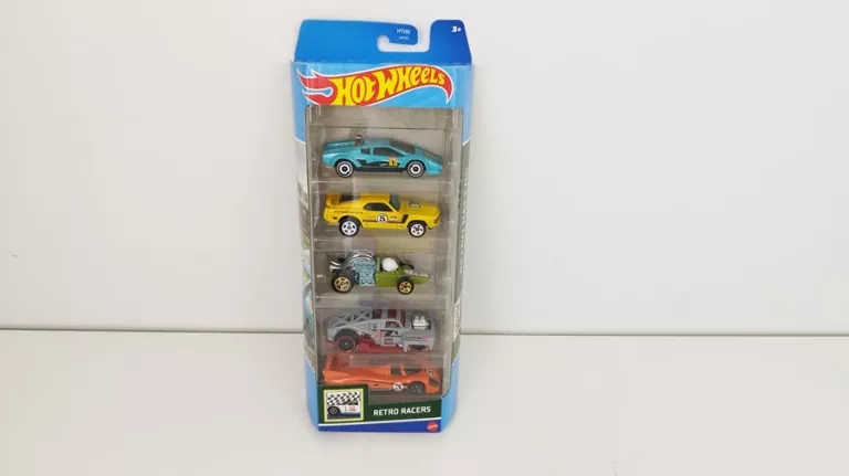SAMOCHODY HOT WHEELS RETRO RACERS HTV50 5-PAK