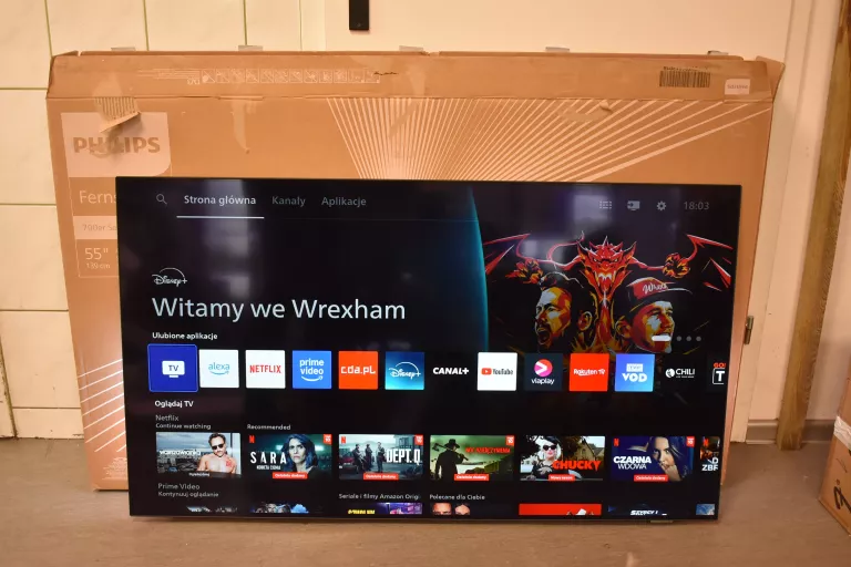 TELEWIZOR OLED PHILIPS 55OLED769/12 55" 4K 120HZ