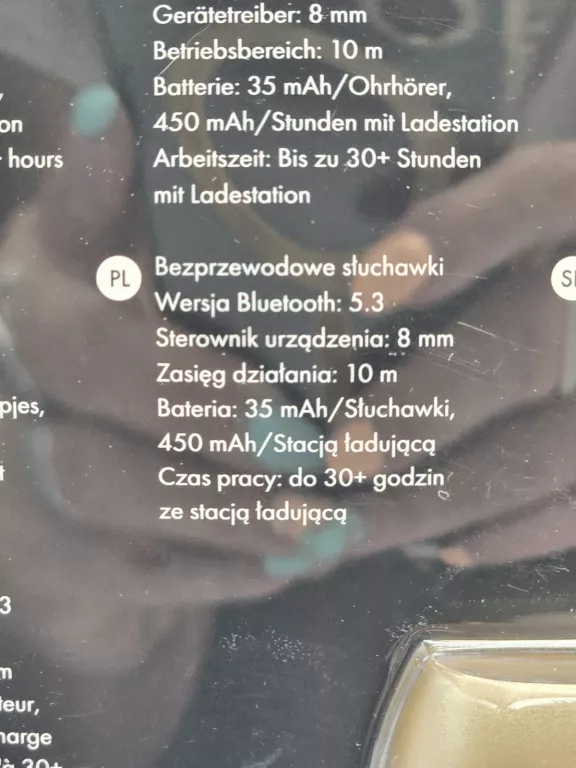 SŁUCHAWKI DOUSZNE SOLIX TRUE WIRELESS
