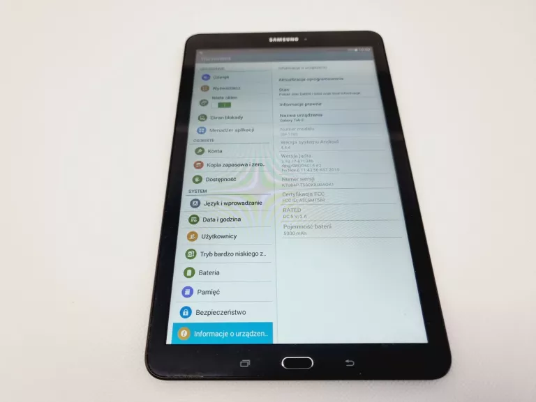 TABLET SAMSUNG GALAXY TAB E 9.6 WI-FI SM-T560