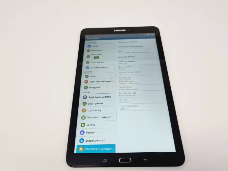 TABLET SAMSUNG GALAXY TAB E 9.6 WI-FI SM-T560