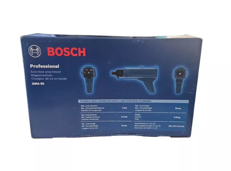 PODAJNIK MAGAZYNEK WKRĘTÓW GMA 55 BOSCH DO WKRĘTAREK GSR I GTB DO GK BOSCH