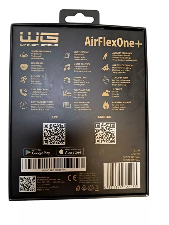 SMARTWATCH WINNER GROUP WG AIRFLEXONE+