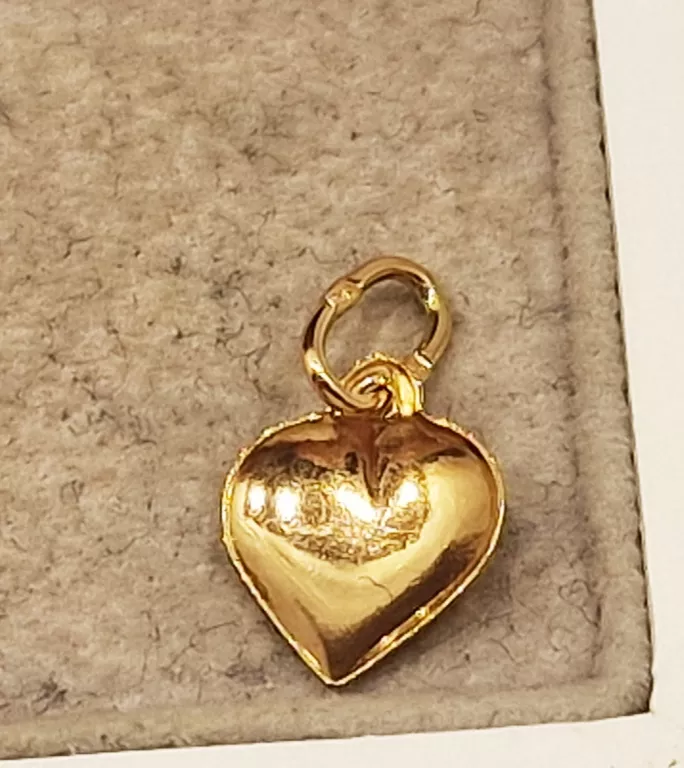 ZŁOTA ZAWIESZKA SERCE 0,34G 585