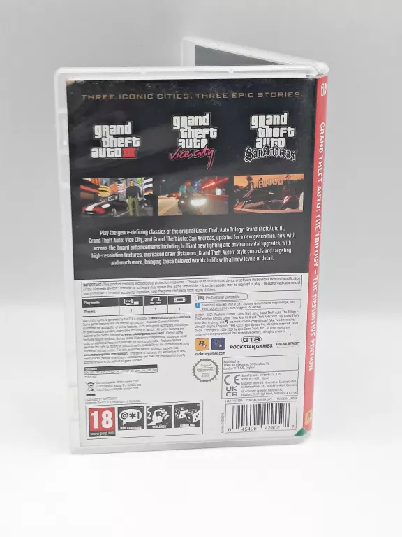 GRA NINTENDO SWITCH GTA THE TRILOGY