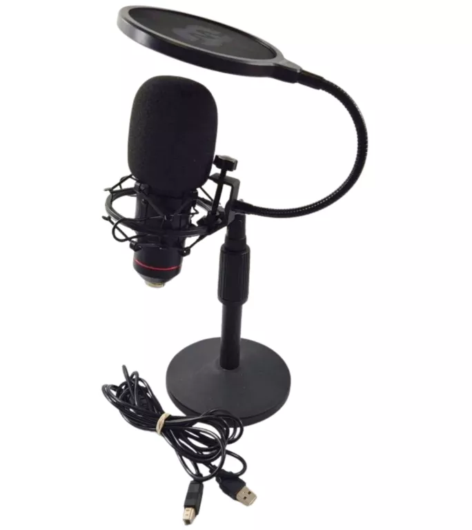 MIKROFON POJEMNOŚCIOWY USB DO PC LAPTOPA STREAMOWANIA MOZOS MKIT-900PRO