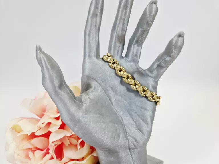 ELEGANCKA ZŁOTA BRANSOLETKA 585 20,58G DŁ 20 CM