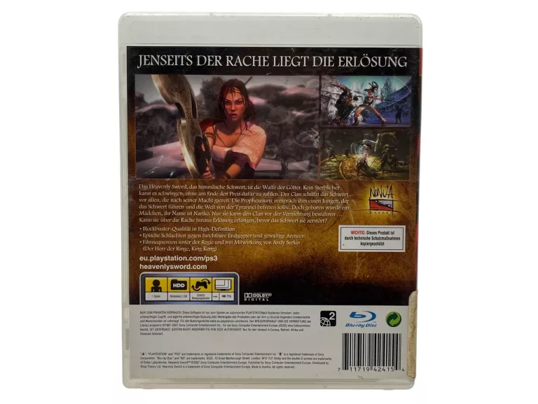 GRA NA PS3 HEAVENLY SWORD