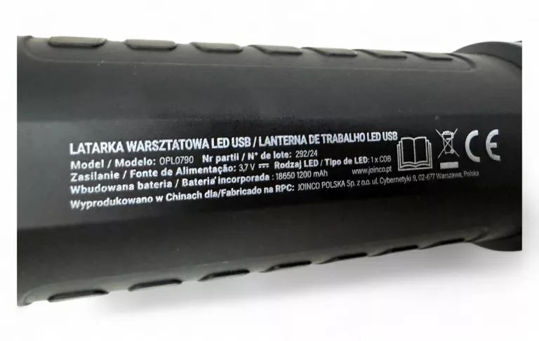 LATARKA WARSZTATOWA LED USB NITEO