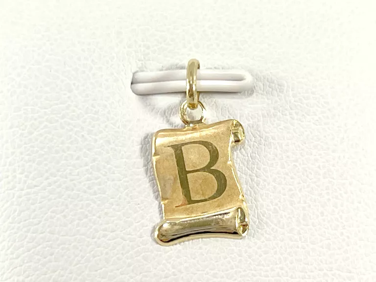 ZŁOTA ZAWIESZKA LITERA "B" 585 0,42G