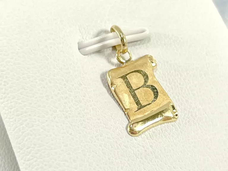 ZŁOTA ZAWIESZKA LITERA "B" 585 0,42G
