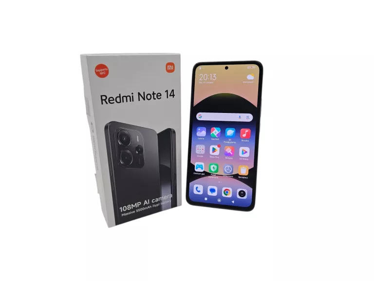 XIAOMI REDMI NOTE 14 8/256GB 6,67" 108MPX 5500MAH - JAK NOWY!