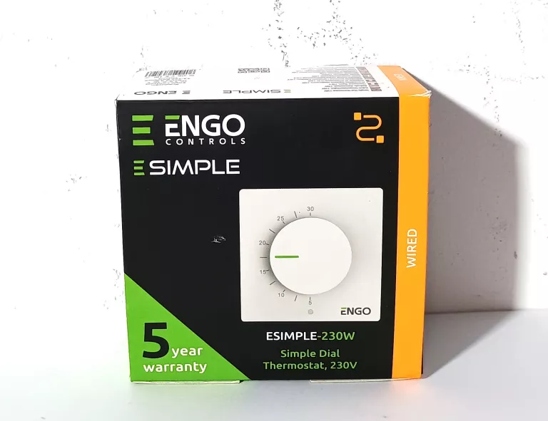 ENGO REGULATOR ŚCIENNY ESIMPLE BIAŁY