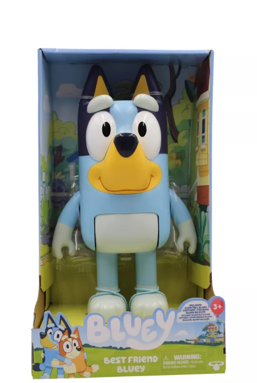 MOOSE TOYS BLUEY BEST FRIEND BLUEY FIGURKA RUCHOMA 25 CM