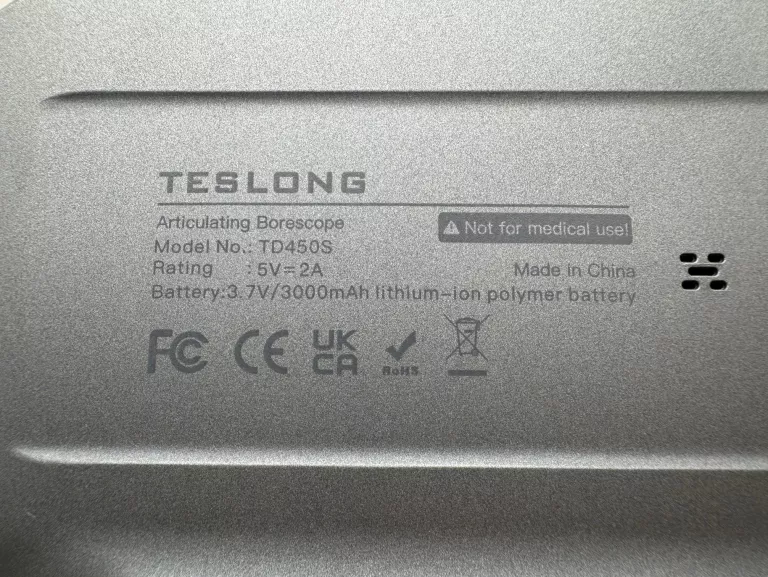 KAMERA ENDOSKOPOWATESLONG LCD 4,5", KAMERA INSPEKCYJNA, RUROWA, PRZEGUBOWA