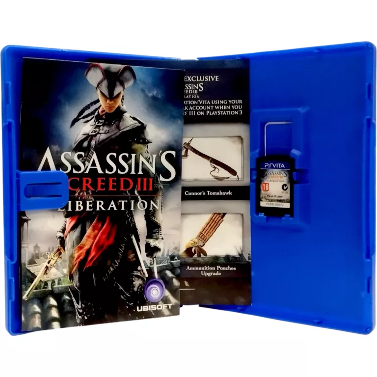 GRA PLAY STATION PS VITA - ASSASSINS CREED III LIBERATION ANG PUDEŁKO