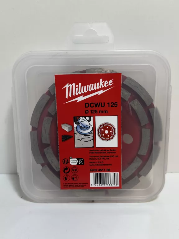 TARCZA DIAMENTOWA MILWAUKEE 4932451186 DCWU 125
