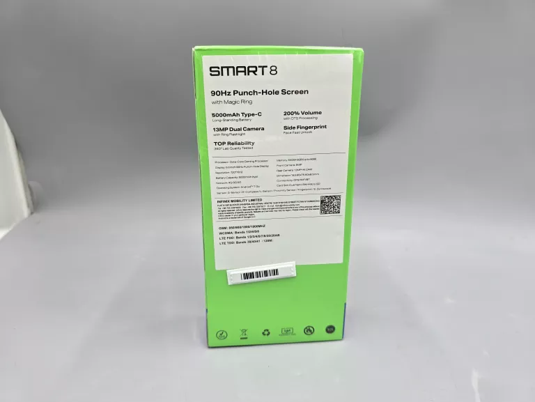 TELEFON INFINIX SMART 8 3 GB / 64 GB KOMPLET NO