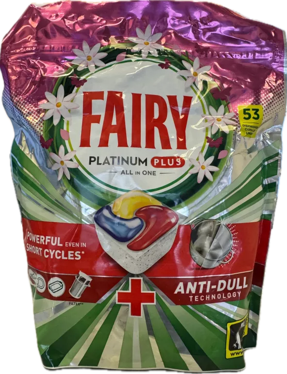 FAIRY PLATINUM PLUS KAPSUŁKI DO ZMYWARKI LEMON - 53 SZT 8700216597692