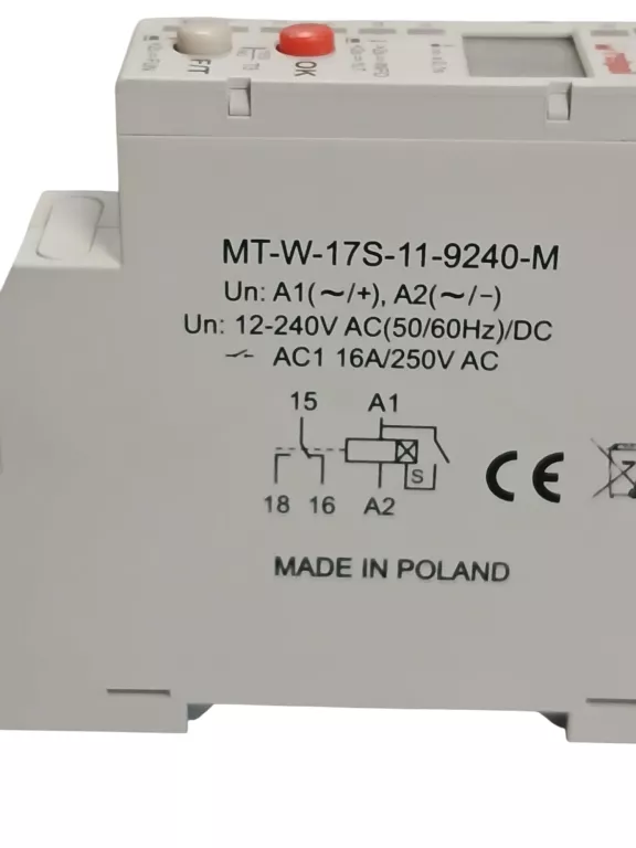 WIELOFUNKCYJNY PRZEKAŹNIK CZASOWY MT-W-17S-11-9240-M RELPOL 860470