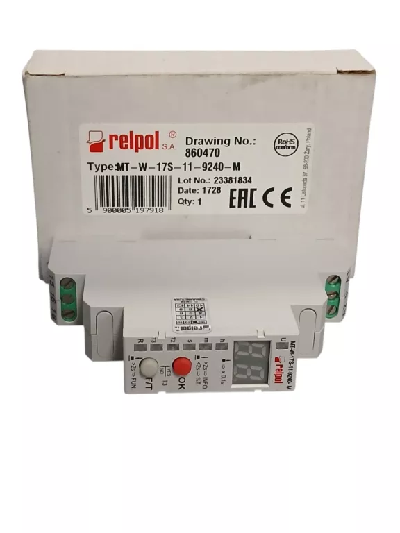 WIELOFUNKCYJNY PRZEKAŹNIK CZASOWY MT-W-17S-11-9240-M RELPOL 860470