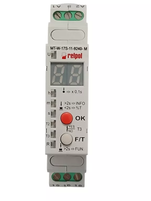 WIELOFUNKCYJNY PRZEKAŹNIK CZASOWY MT-W-17S-11-9240-M RELPOL 860470