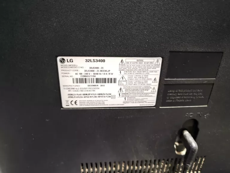 TELEWIZOR LG 32LS3400 +PILOT