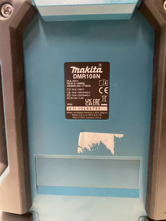 RADIO BUDOWLANE MAKITA DMR108N