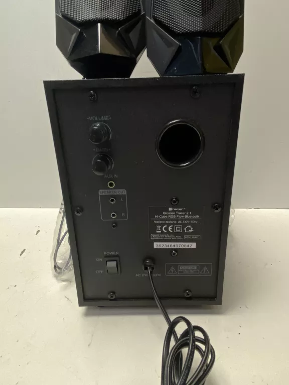 GŁOŚNIKI TRACER 2.1 HI- CUBE RGB FLOW BLUETOOTH