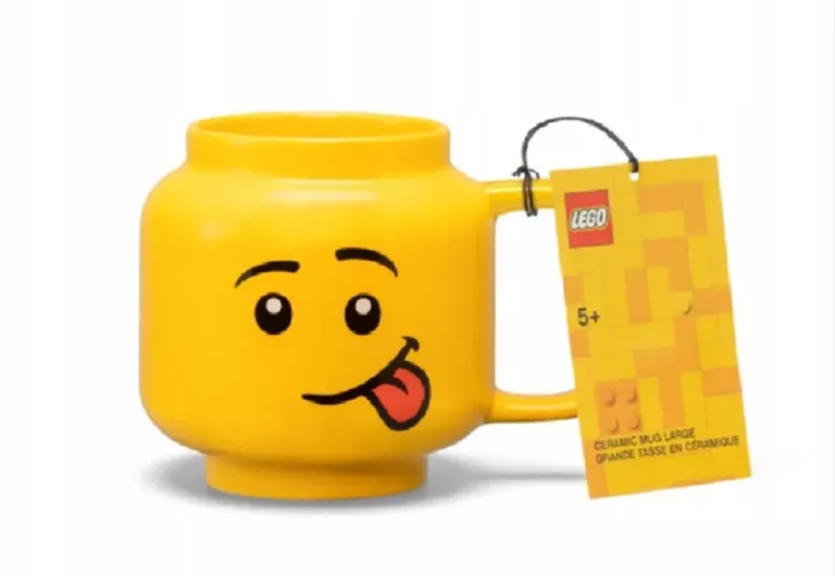 LEGO KUBEK CERAMICZNY DUŻY - GŁUPTAS JĘZYK 530 ML