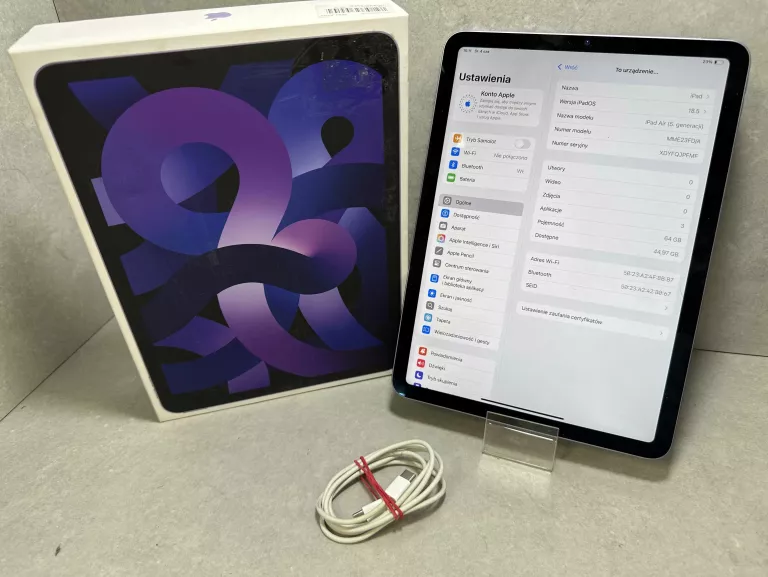 TABLET APPLE IPAD AIR 5 GENERACJI A2588 64GB