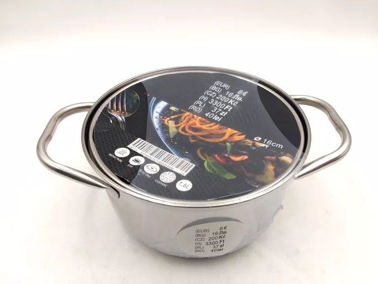 GARNEK ALUMINIOWY 16 CM 1,6L