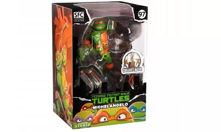 FIGURKA TMNT MICHELANGELO 1:10 21 CM