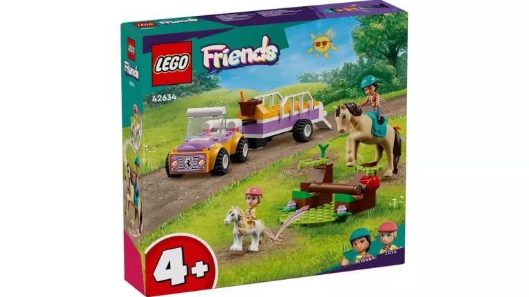 LEGO FRIENDS 42634 PRZYCZEPA NA KONIA I KUCYKA