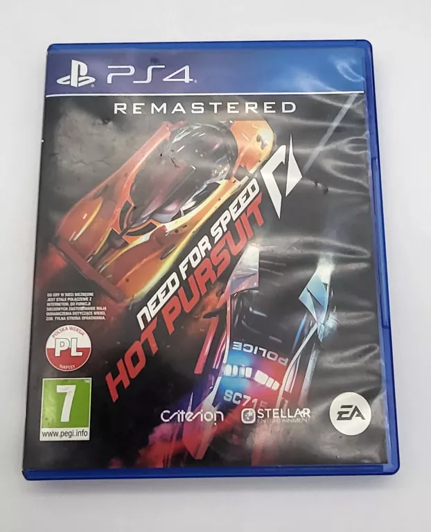 GRA PS4 NEED FOR SPEED HOT PURSUIT REMASTERED