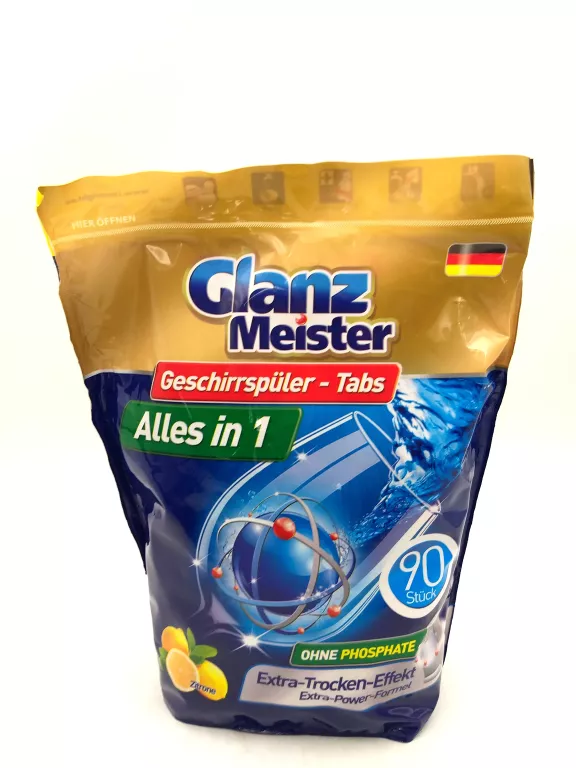 GLANZ MEISTER TABLETKI DO ZMYWARKI ALLES IN 1 90SZT. #IGŁA